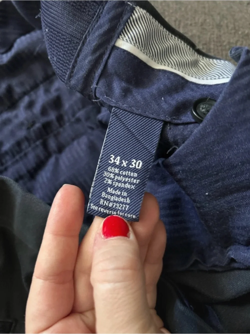 croft & barrow Navy Blue Men's Dress Pants